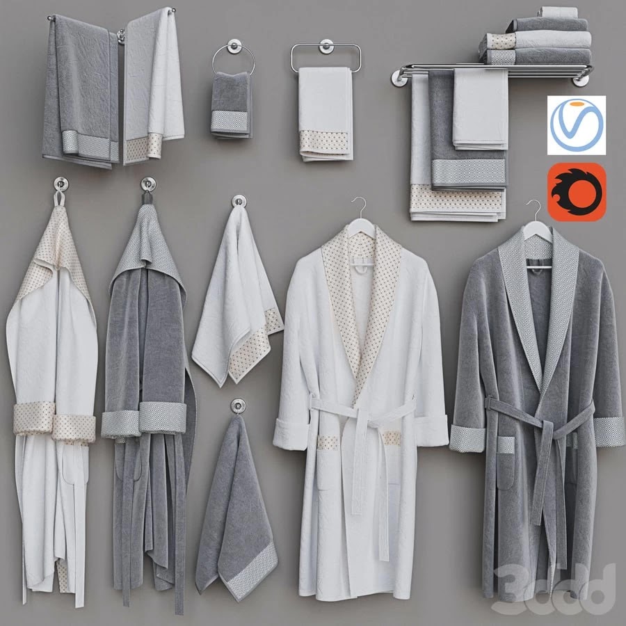 Bathrobe Set 3