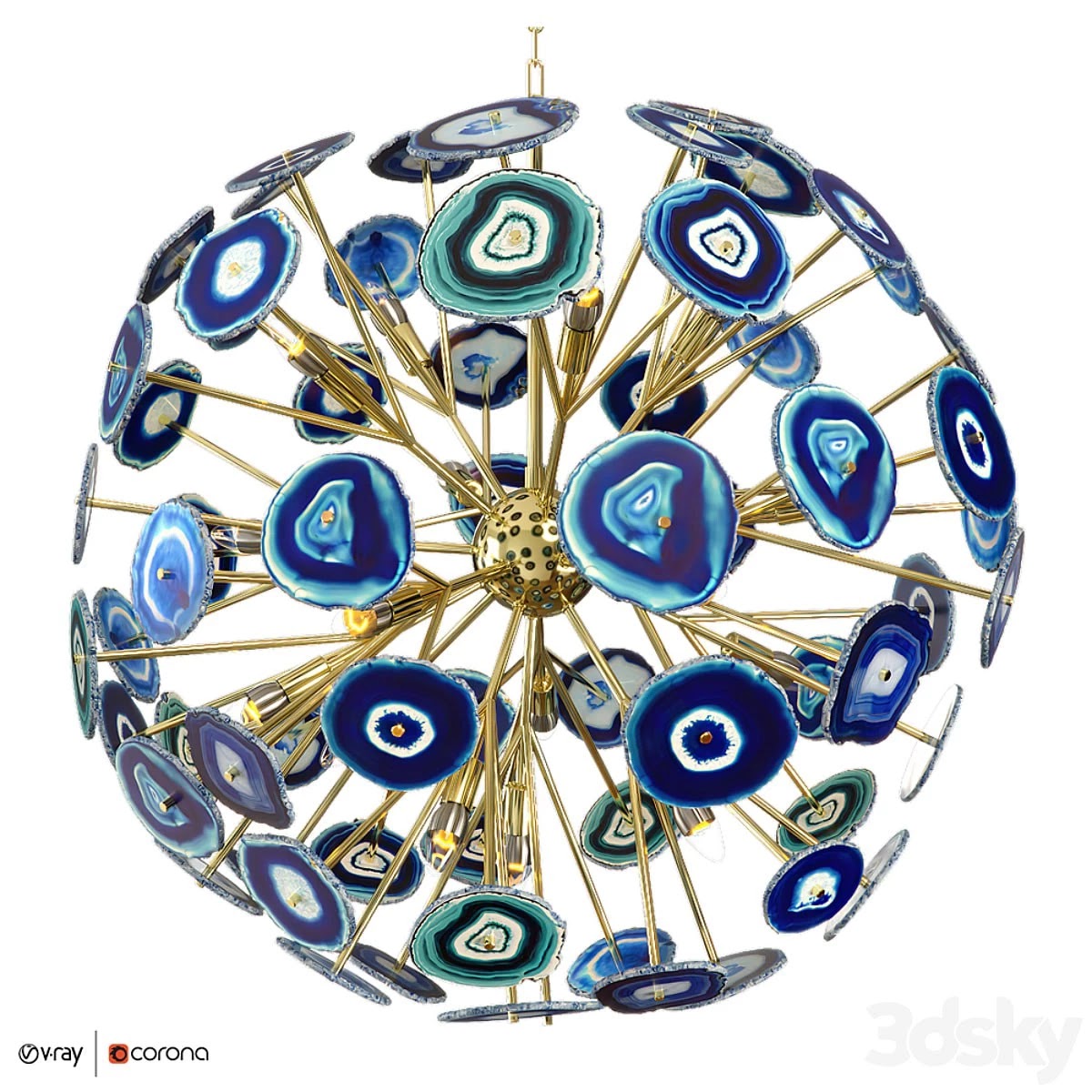 Chandelier BRANQUINHO CHANDELIER AGATE