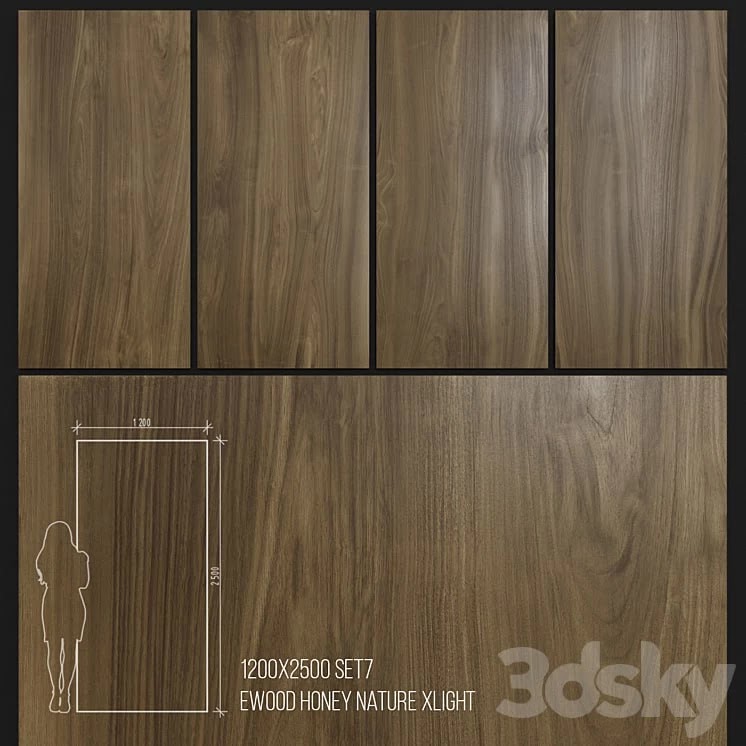 Ceramic Tile Urbatek Xlight 1200 X2500 Ewood Honey Nature