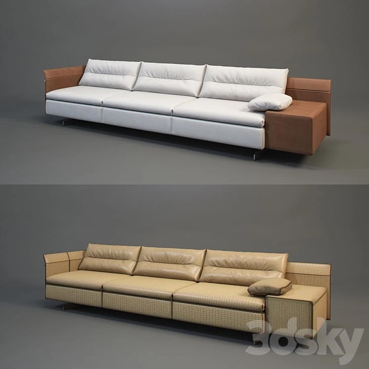 Poltrona Frau Grantorino 3-seater Sofa #3-seater