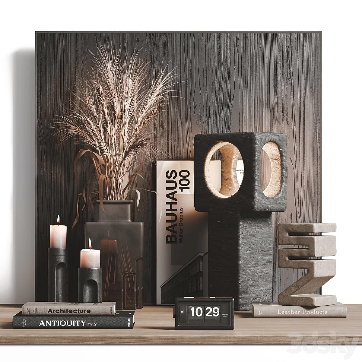 Dark decor set