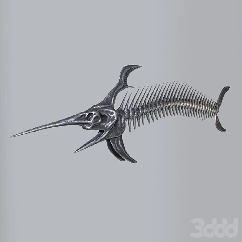 Decorative skeleton of fish