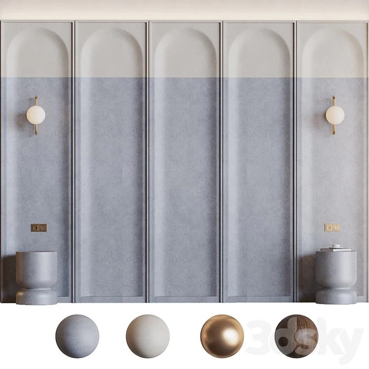 Decorative 3D panel 004