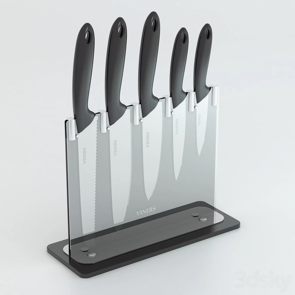 Knife block for kitchen