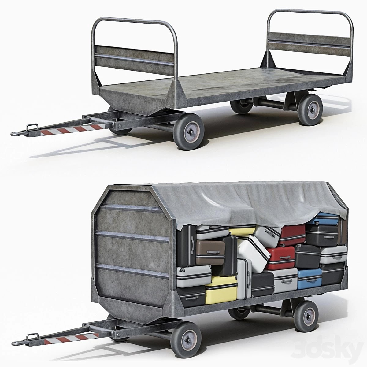 luggage trolley