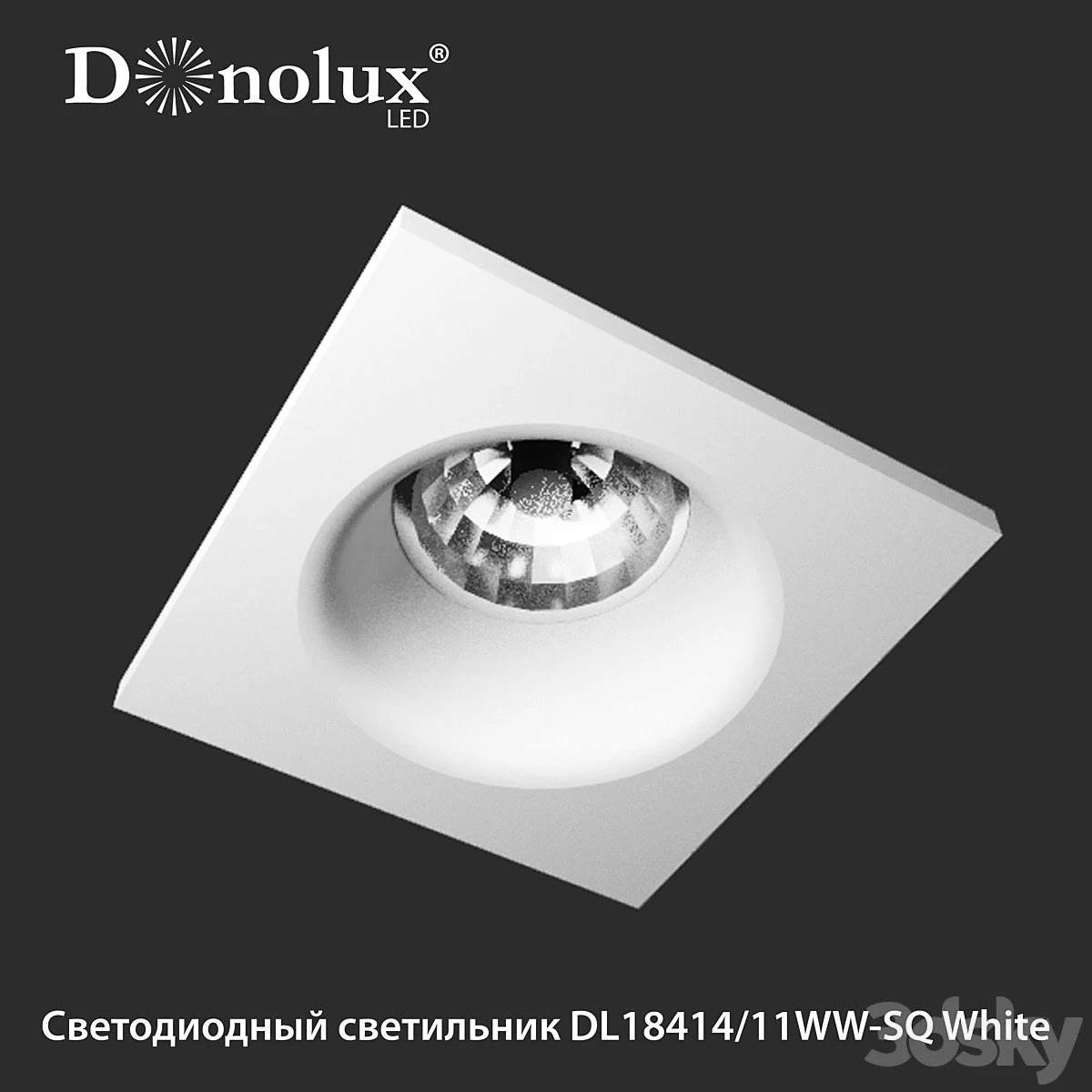 Type LED lamp DL18414 / 11WW-SQ White