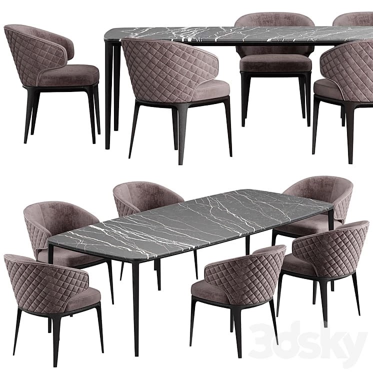 ATOM Chair Poliform HENRY Table