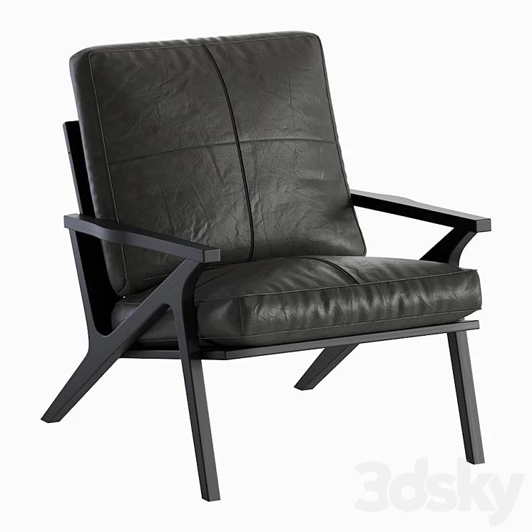 Leather Armchair Crate & Barrel