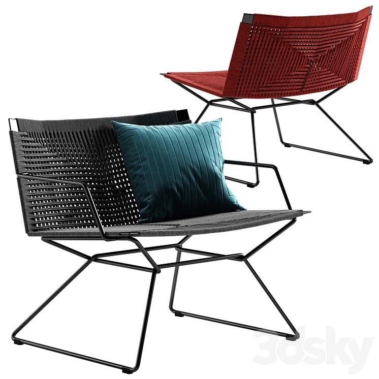 MDF Italia Neil Twist armchair