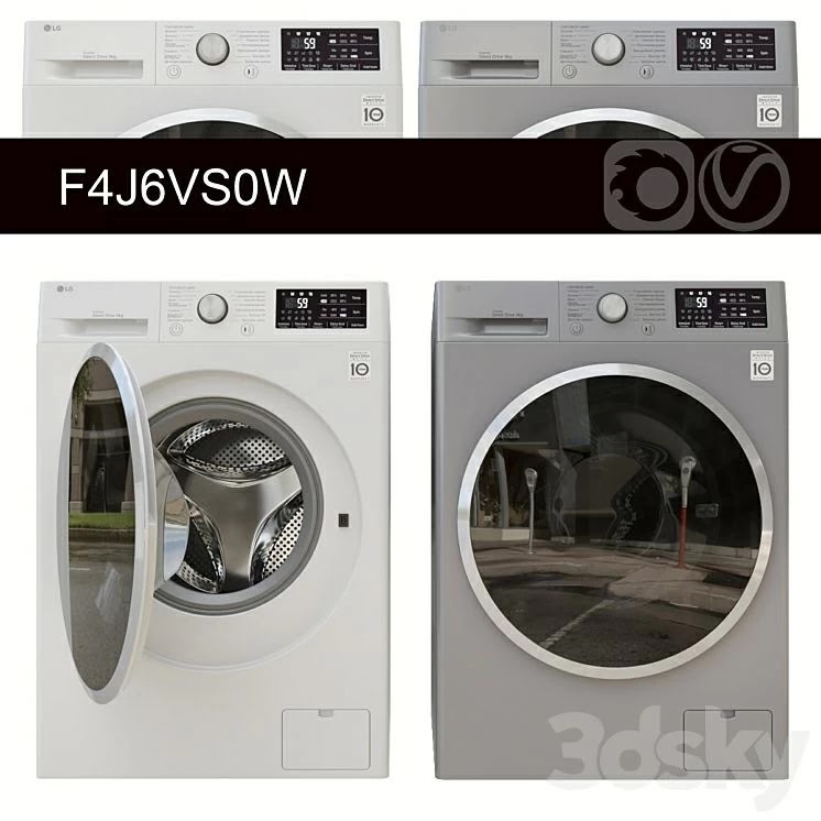Washing Machine LG F4J6VS0W