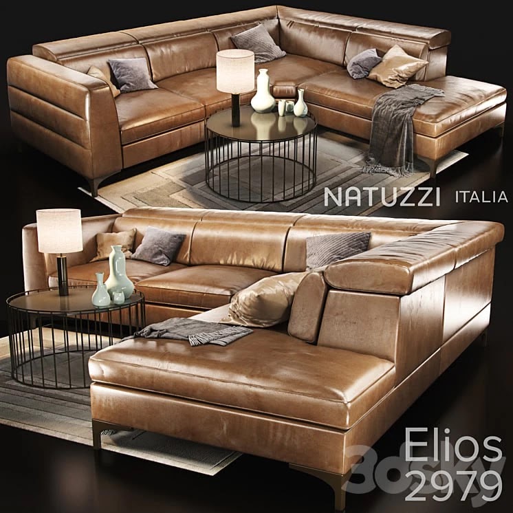Sofa natuzzi Elios 2979 main
