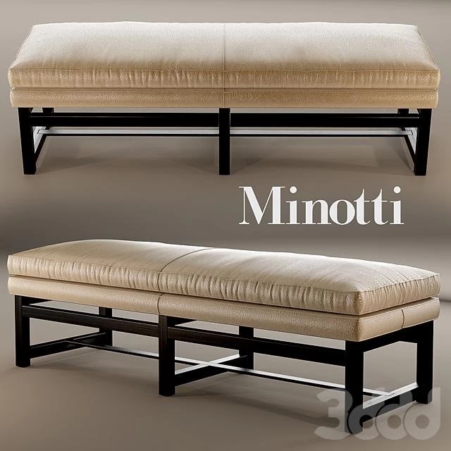 Bench minotti flynt bench