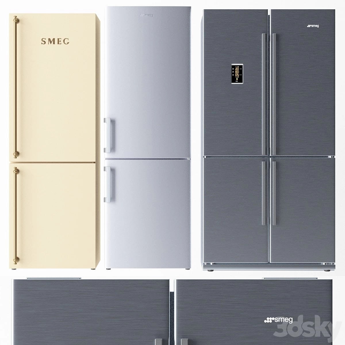 Set of refrigerators Smeg