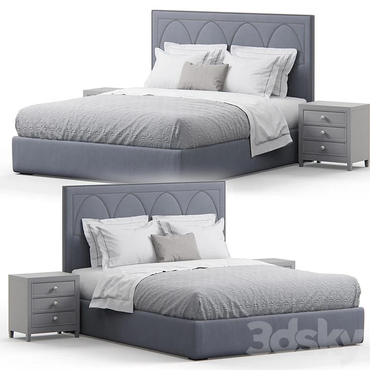 Regan upholstered king bed