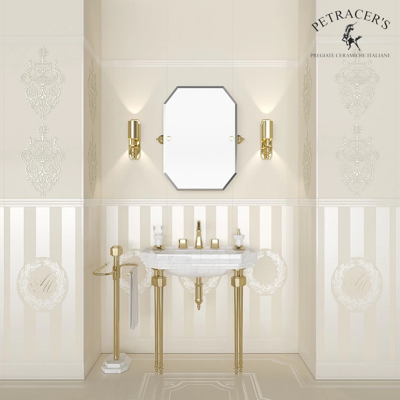 Set of sanitary ware and tiles Petracers Ad Personam # 4