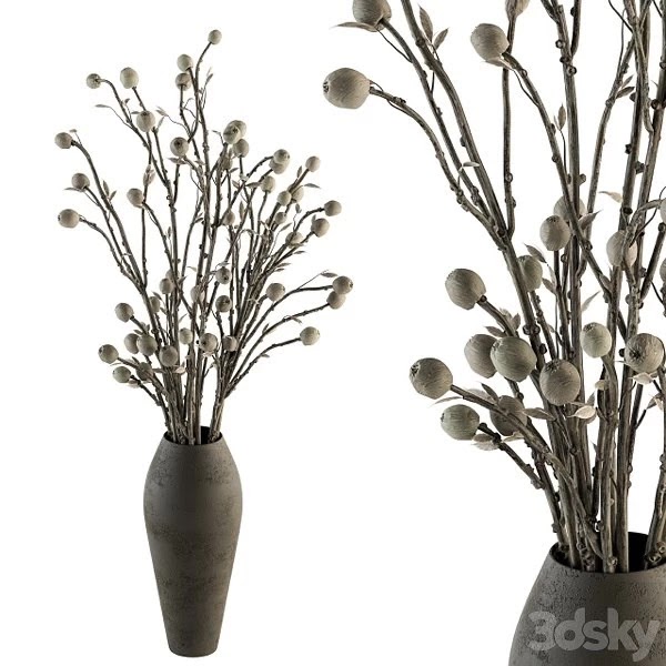 Bouquet 32 - Dried Plant Papavet Bouquet