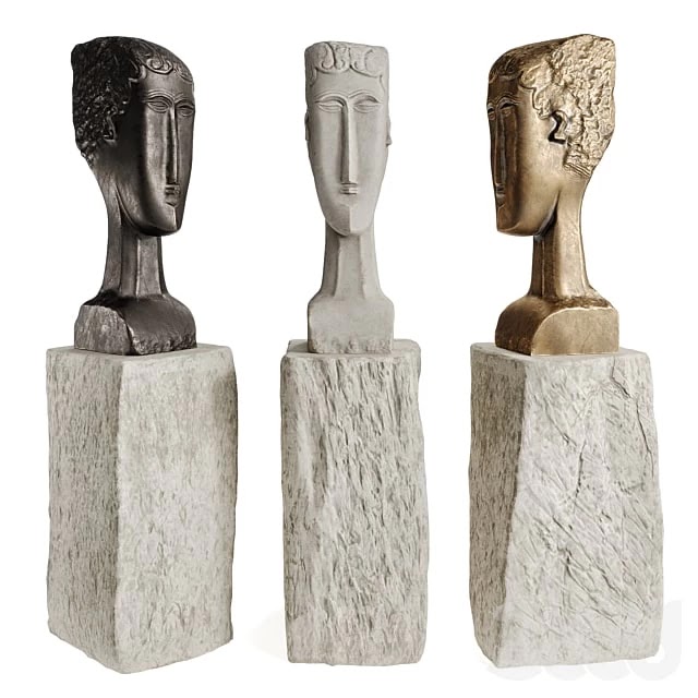 Female head figure