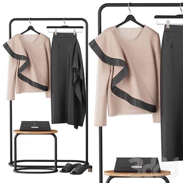 Givenchy Bluse and Skirt Set