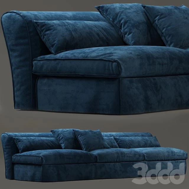 Sofa housse mono baxter