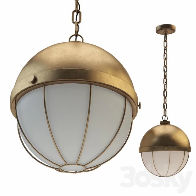 Sumner 1 Light Pendant Aged Brass