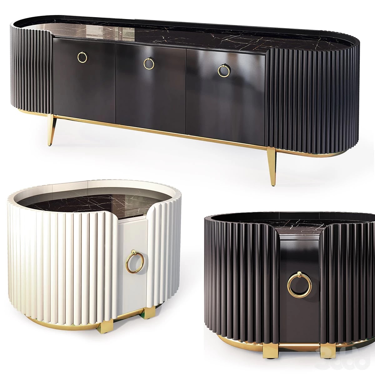 Dumas. Nightstand, sideboard by Deprimo
