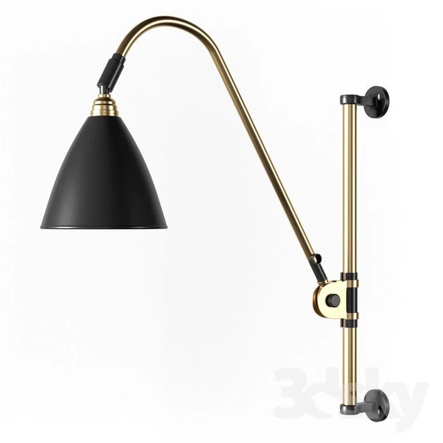 Gubi BestLite BL6 Wall Lamp Brass