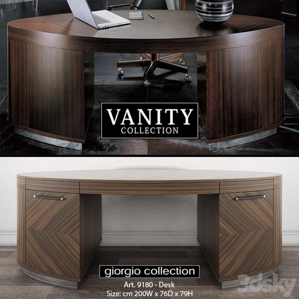 GIORGIO COLLECTION Vanity - Art. 9180 - Desk
