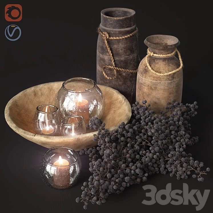 Vintage decorative set 2
