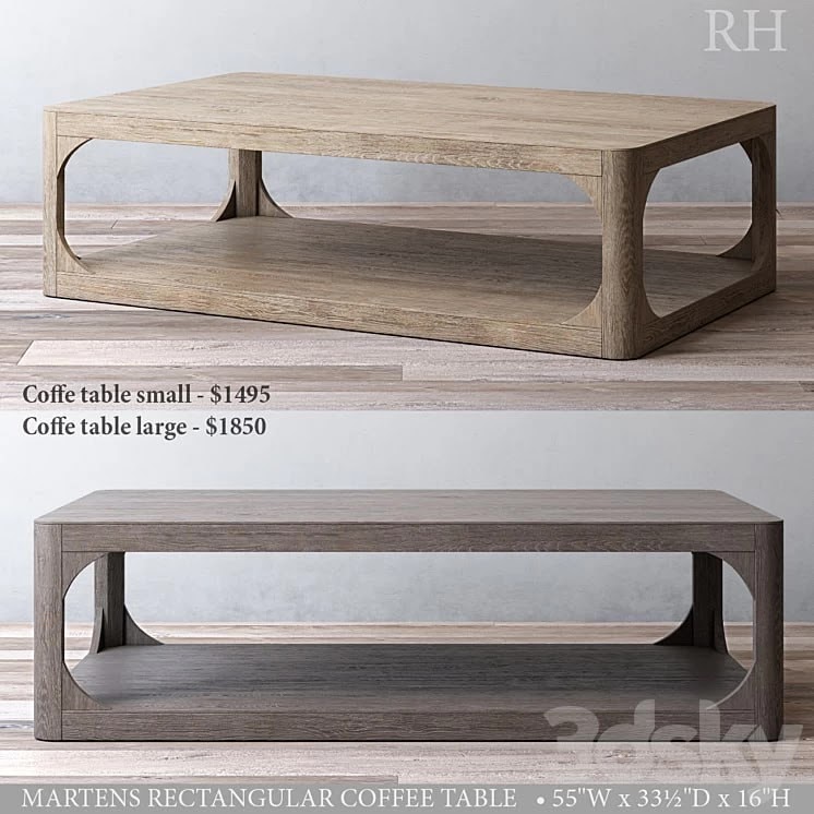 MARTENS RECTANGULAR COFFEE TABLE