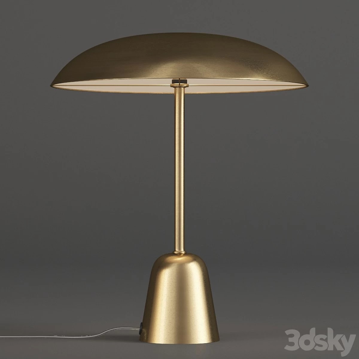 John Lewis LED Table Lamp Satin Brass