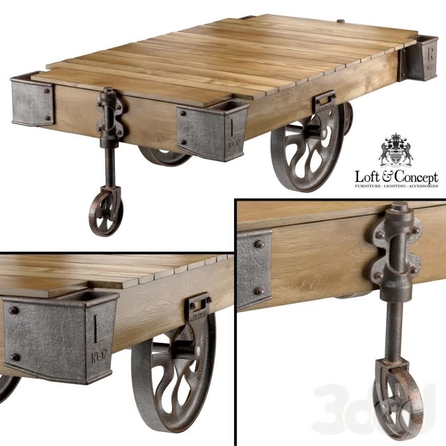 FACTORY CART COFFEE TABLE -concept