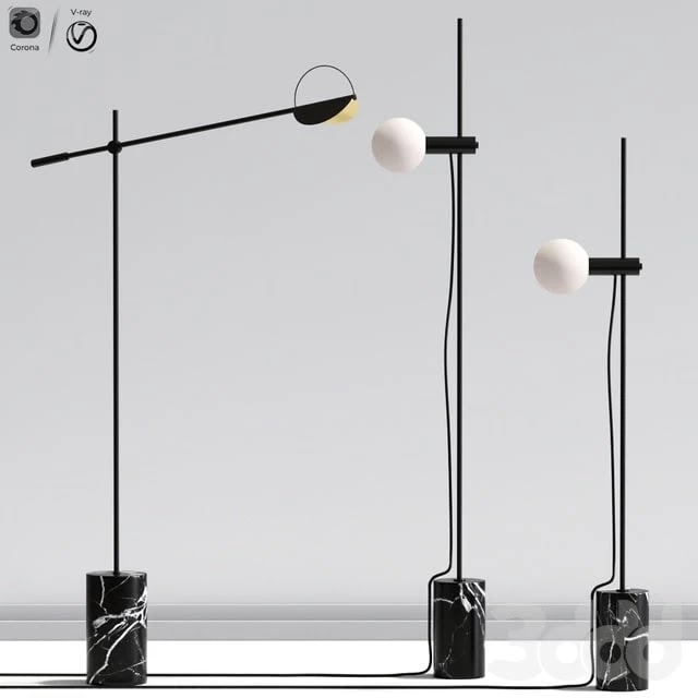 Revolve & Leaves Floor lamp