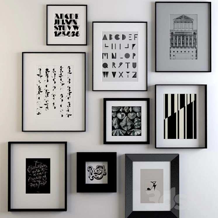 Posters framed