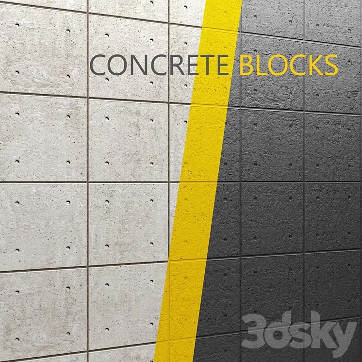 Concrete panel, wall decor, concrete, loft, decorative, interior, black, panel
