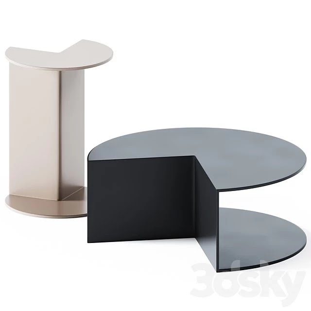 Metal Coffee Tables Pacman by Tonin Casa