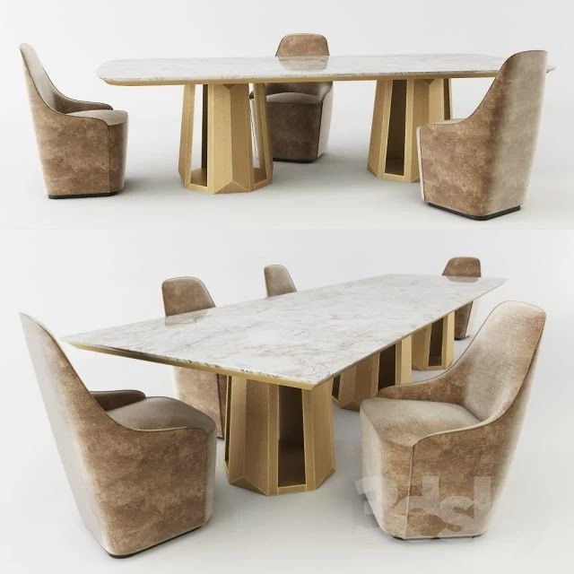 Casamilano kandinsky tavolo table and charlotte chair