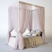 Four-poster bed