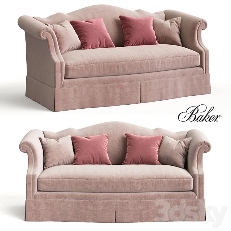 BAKER Camelback Sofa 6513-81