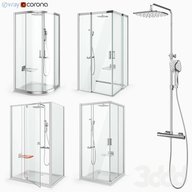 Set of shower cabins Ravak set 29