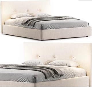2537398 Bergen Upholstered Bed Frame