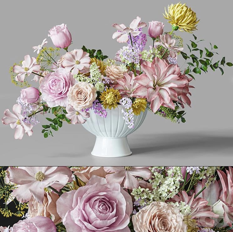 Flower Set 032 Centerpiece