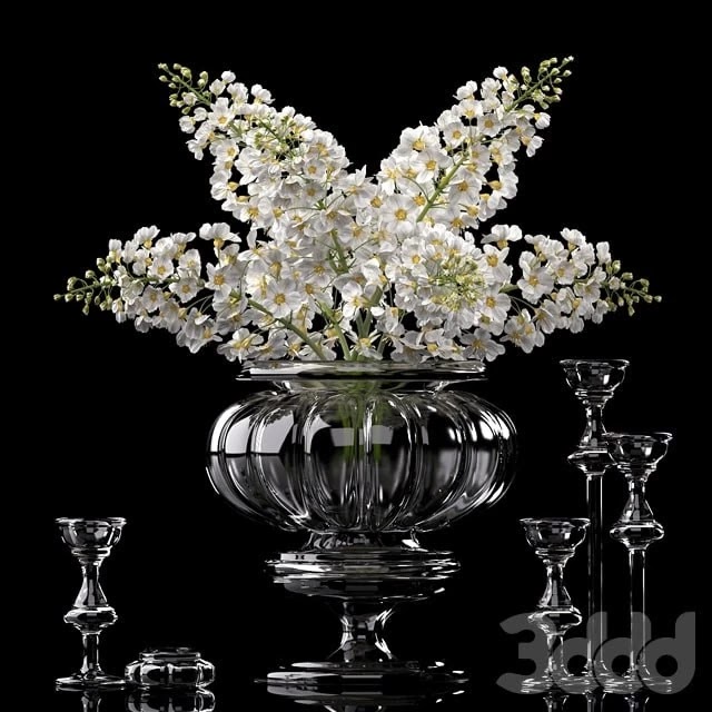 DECORATIVE FLOWER VASE SET 6
