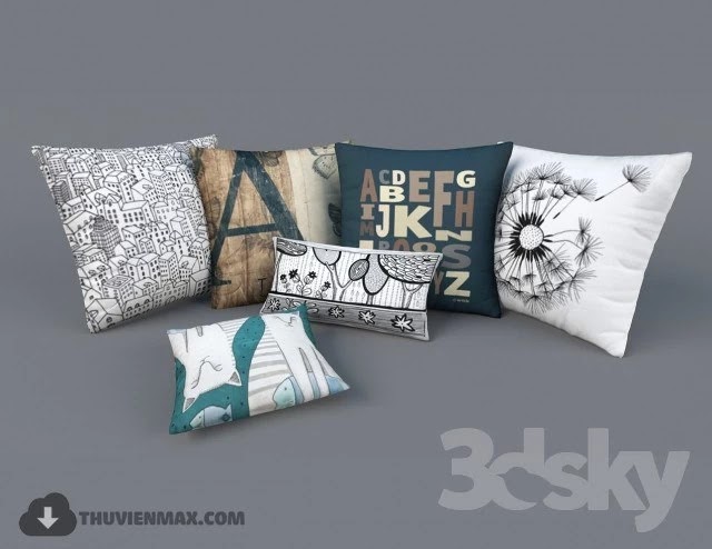 Modern decorative pillows