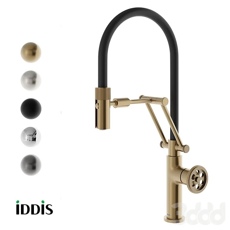 Kitchen faucet with flexible spout, Grange, IDDIS, GRABLFLi05