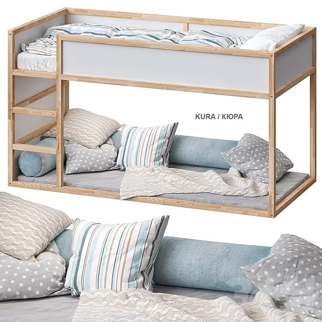 KURA KURA Double bed 2 IKEA
