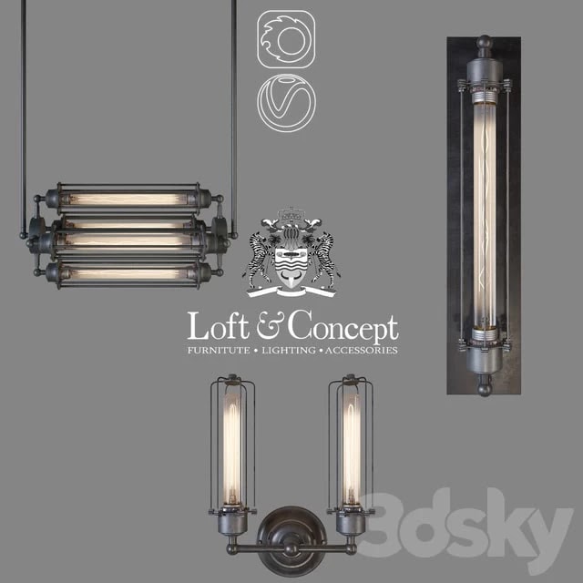 Series Loft Industrial Edison Cage