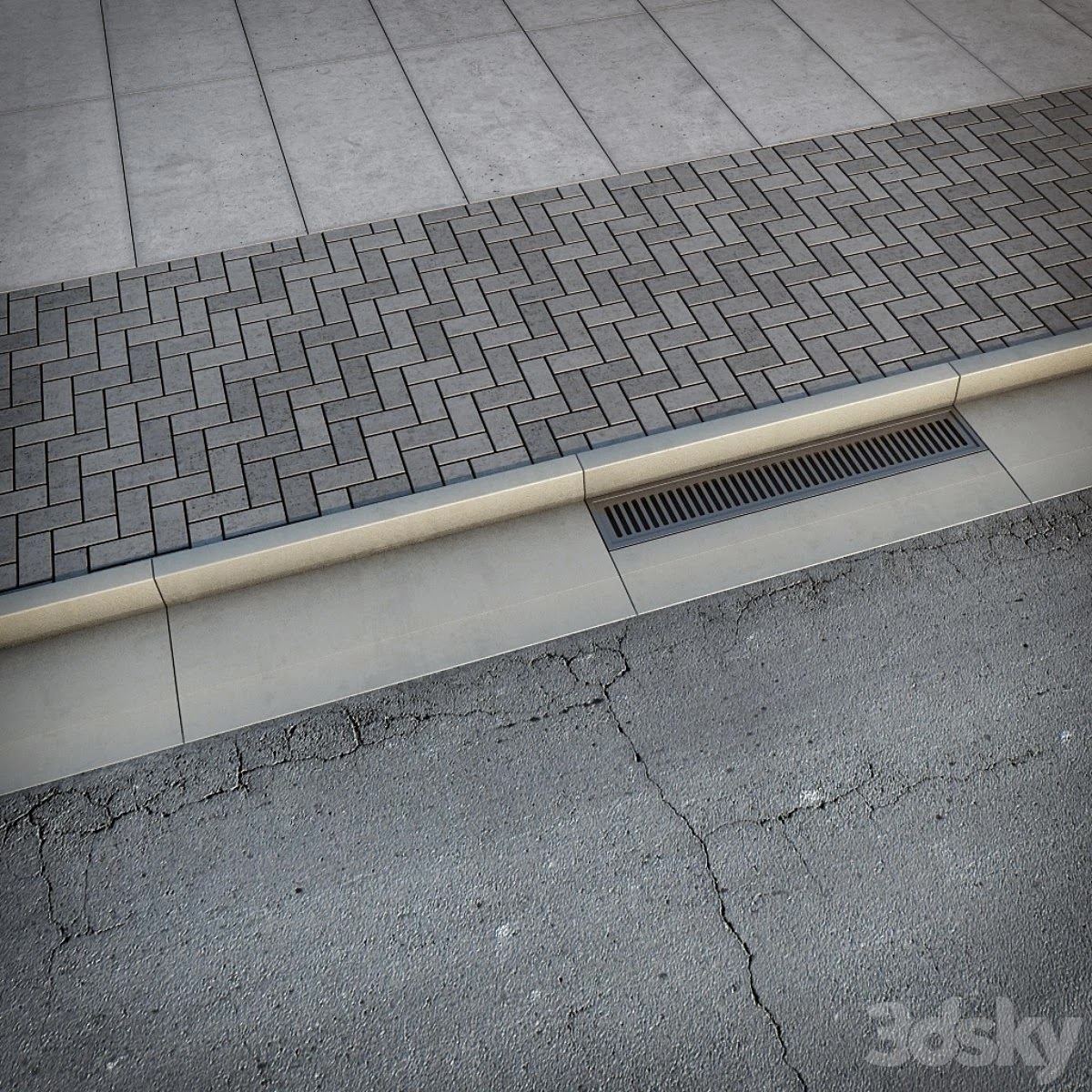 sidewalk road