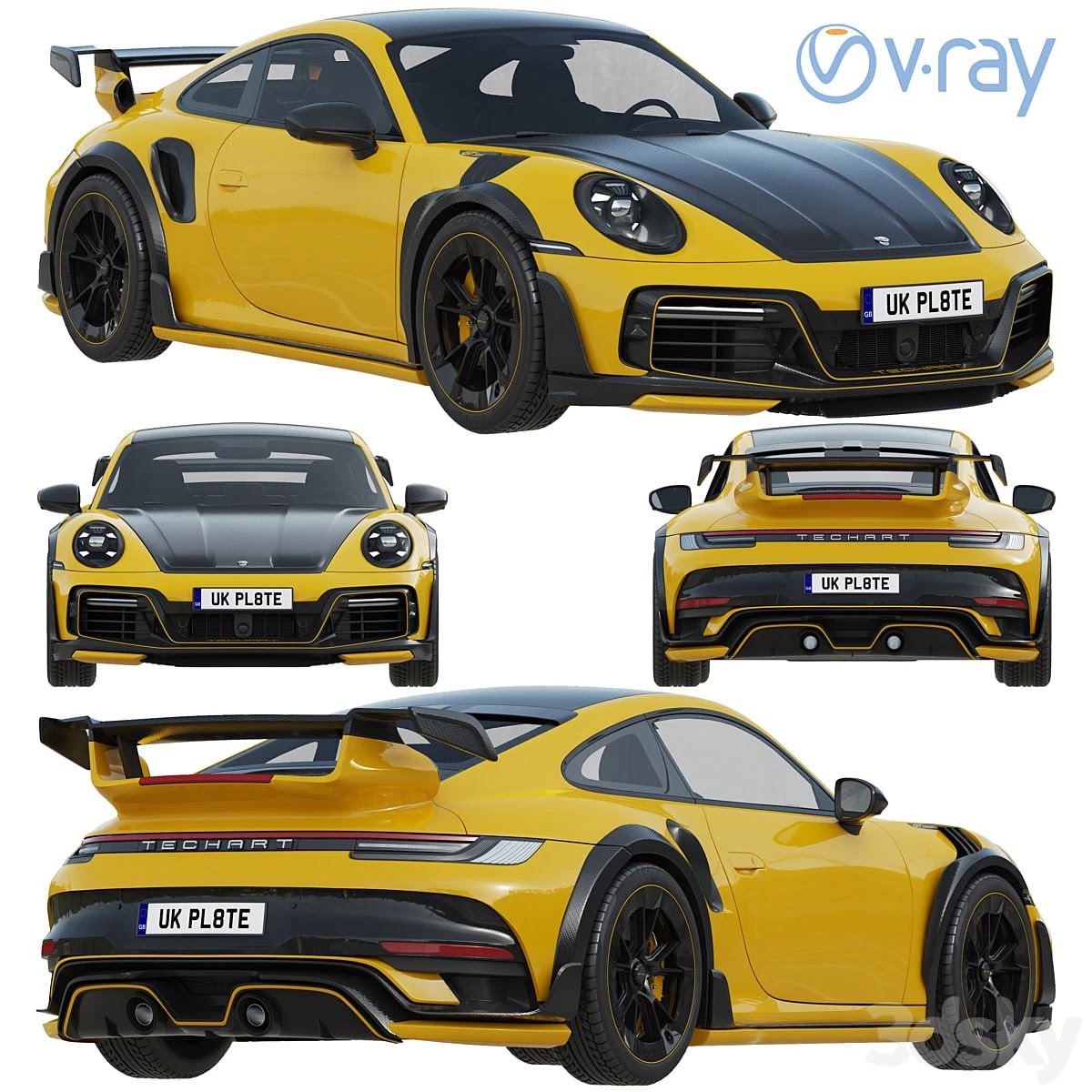 Porsche 911 TECHART GTstreet R 2022 #911