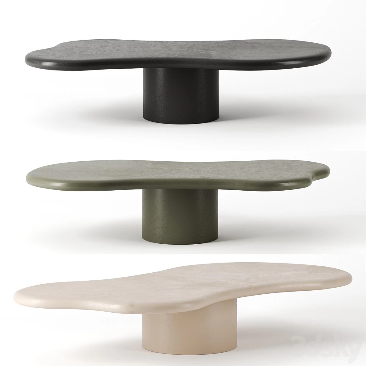 Out of Line Coffee Tables by Bieke Casteleyn