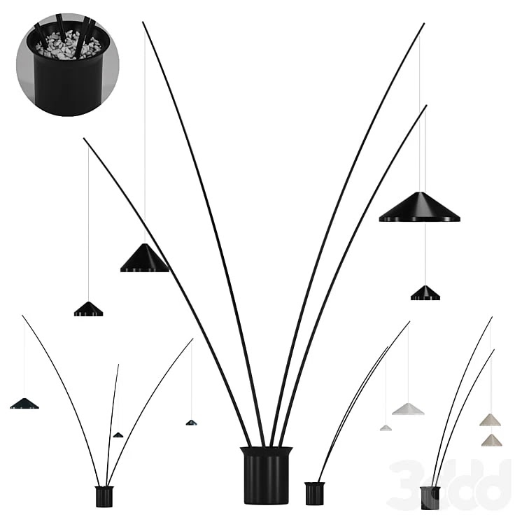 NORTH | Floor lamp By Vibia
